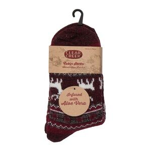 CLEAR CREEK 🧦 Aloe Lined Cabin Socks